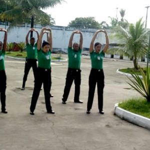 CPV: realização de ginastica laboral 