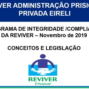 Treinamento do Programa de Integridade/ Compliance